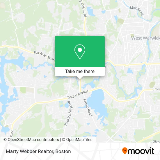 Marty Webber Realtor map