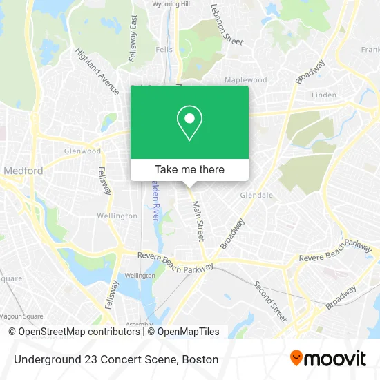 Underground 23 Concert Scene map