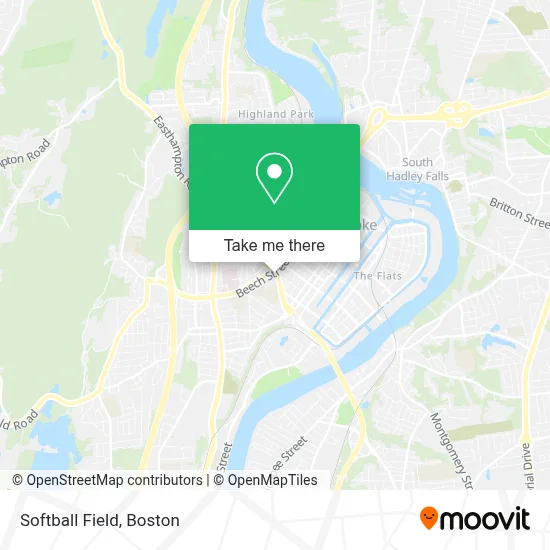 Softball Field map