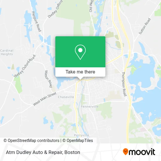 Atm Dudley Auto & Repair map