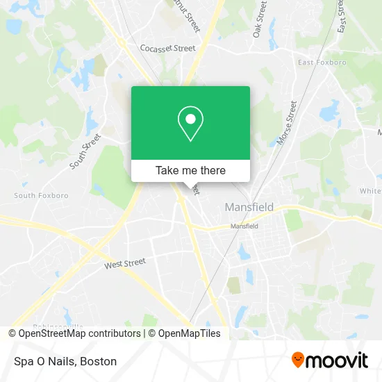 Spa O Nails map