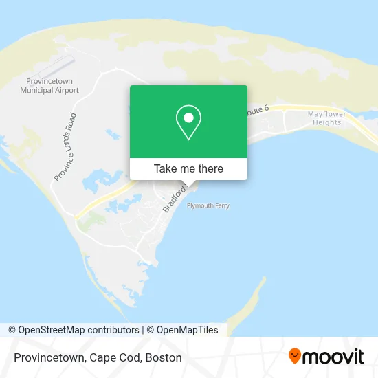 Provincetown, Cape Cod map