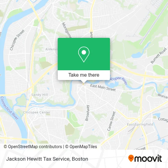 Jackson Hewitt Tax Service map