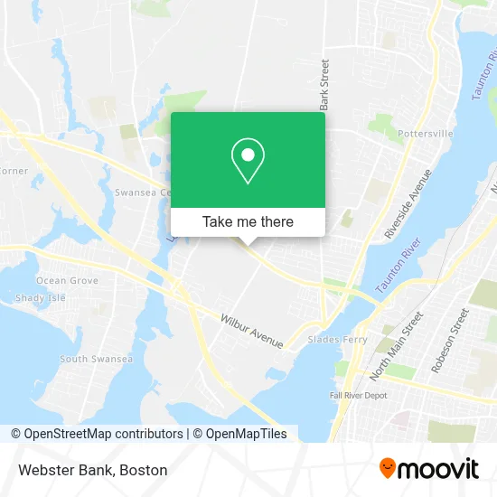 Webster Bank map