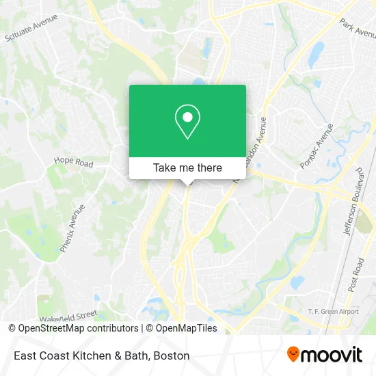 East Coast Kitchen & Bath map