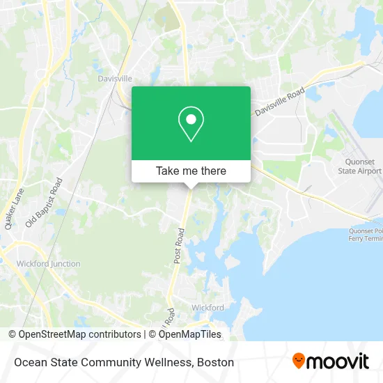 Ocean State Community Wellness map