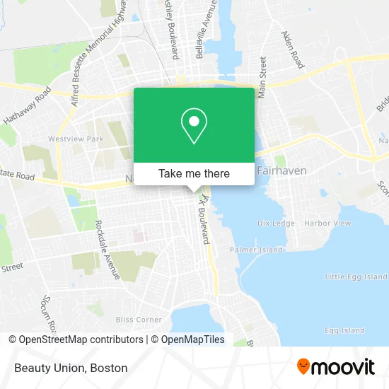 Beauty Union map