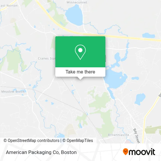American Packaging Co map