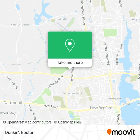 Dunkin' map