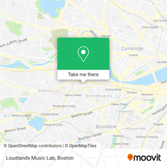 Loudlands Music Lab map
