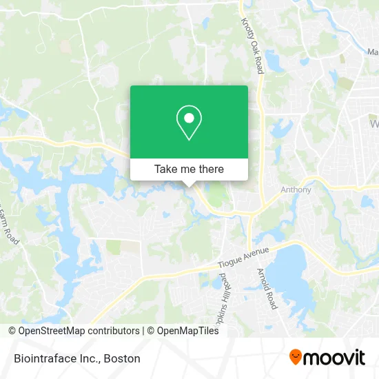 Biointraface Inc. map