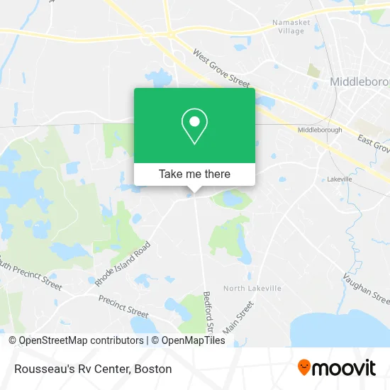 Rousseau's Rv Center map