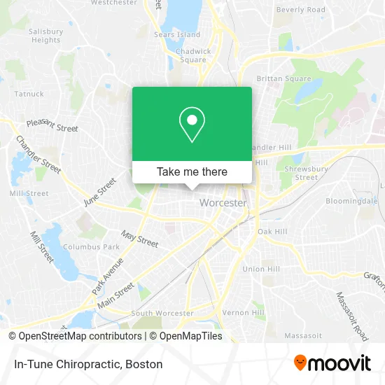 In-Tune Chiropractic map