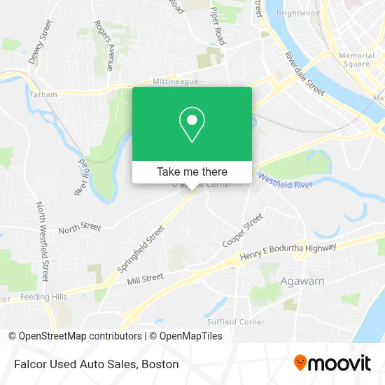 Falcor Used Auto Sales map