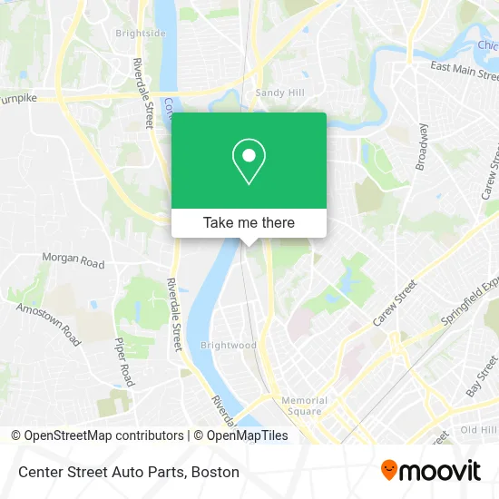 Center Street Auto Parts map