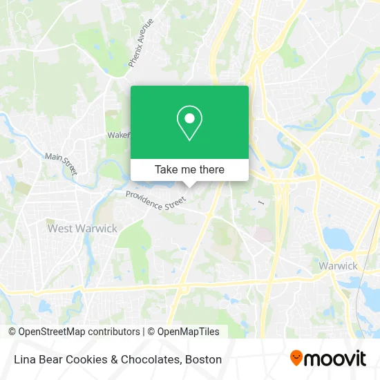 Lina Bear Cookies & Chocolates map