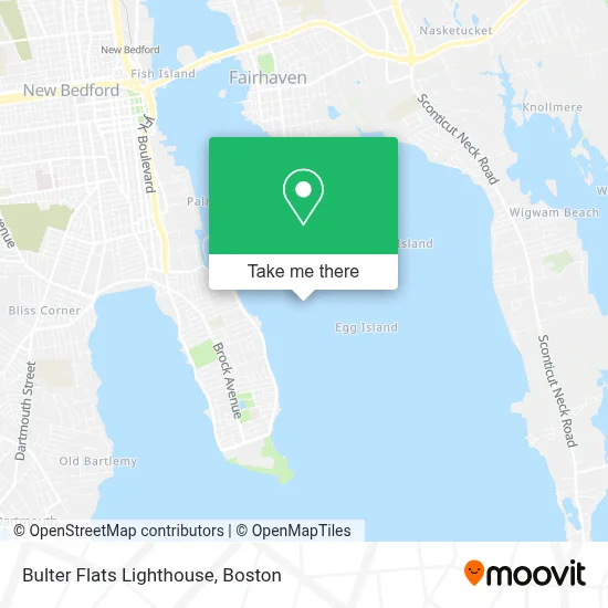 Bulter Flats Lighthouse map
