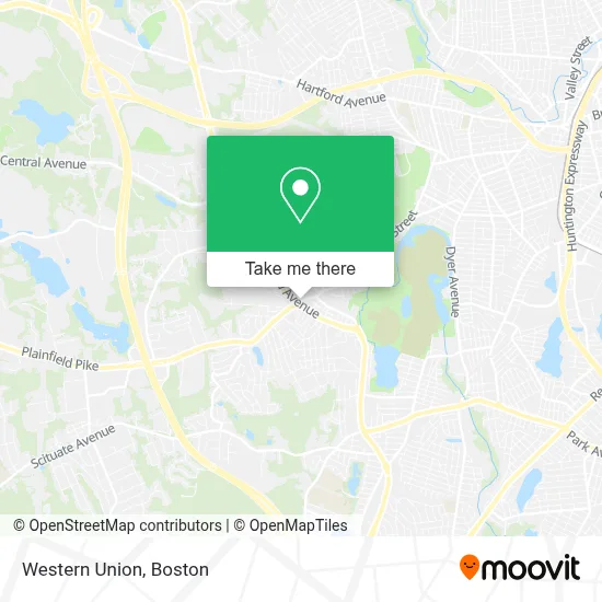 Western Union map