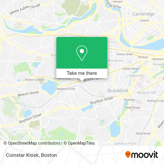 Coinstar Kiosk map