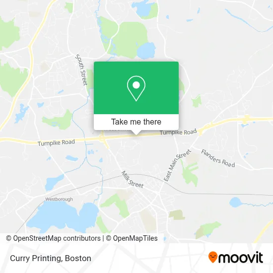 Curry Printing map