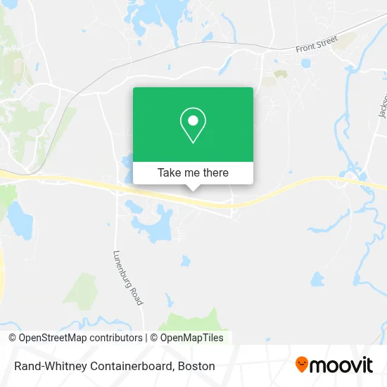 Rand-Whitney Containerboard map
