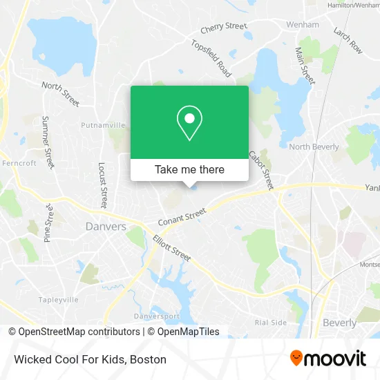 Wicked Cool For Kids map