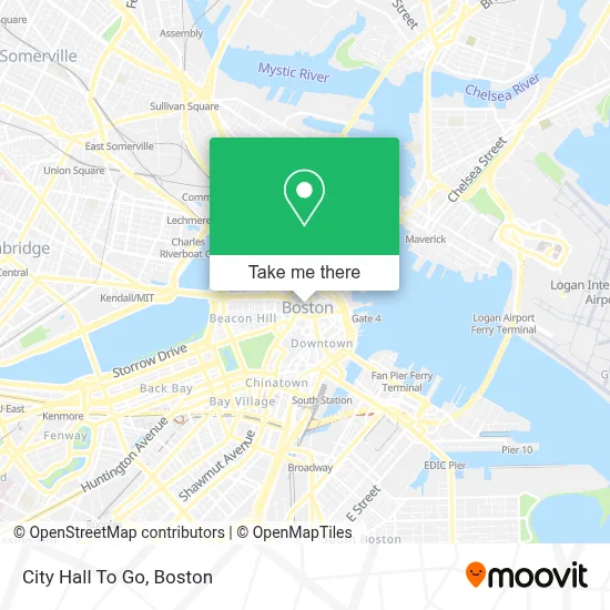 City Hall To Go map