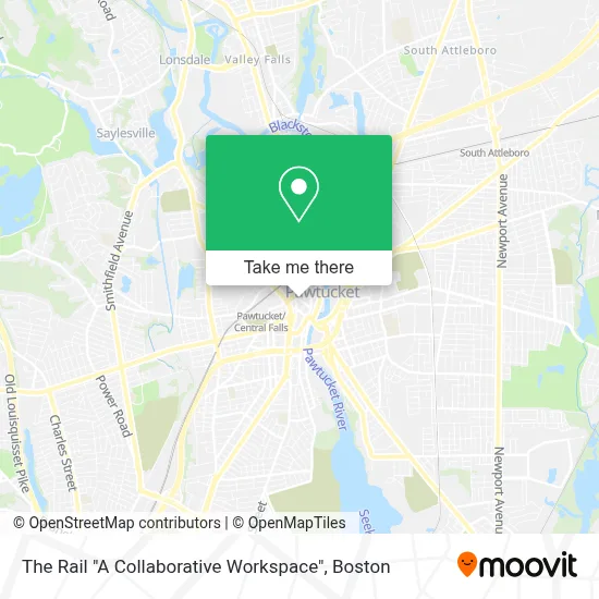 The Rail "A Collaborative Workspace" map