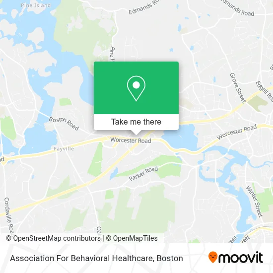 Association For Behavioral Healthcare map