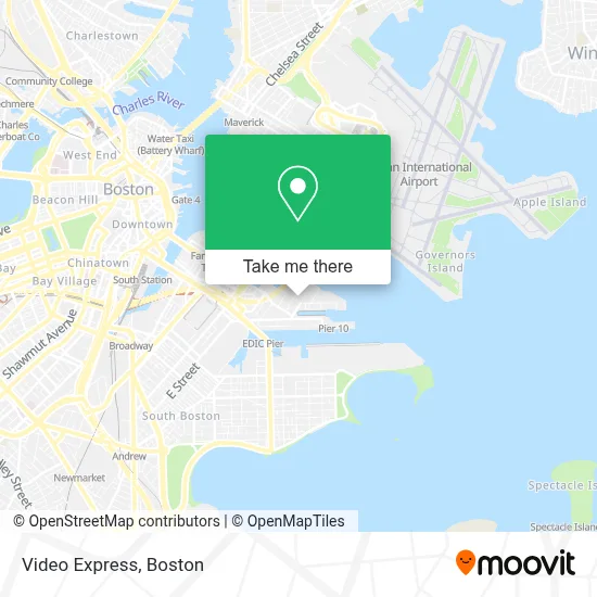 Video Express map