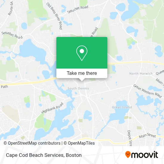 Cape Cod Beach Services map