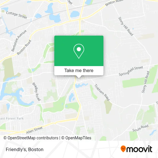 Friendly's map