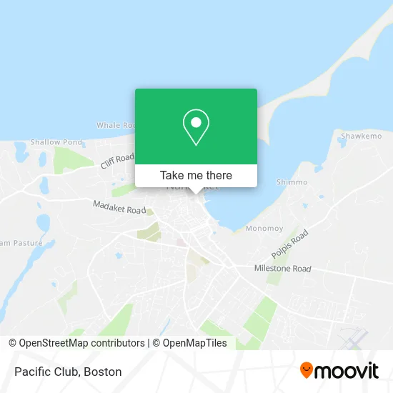 Pacific Club map