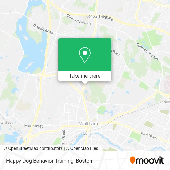 Happy Dog Behavior Training map