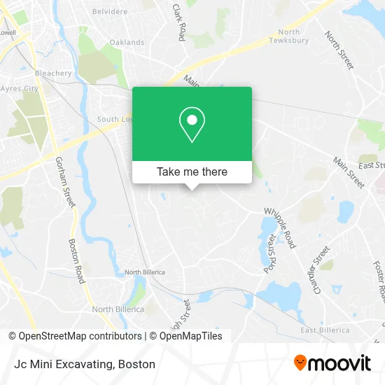 Jc Mini Excavating map