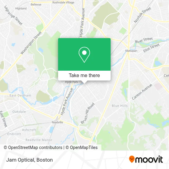 Jam Optical map