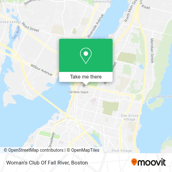 Woman's Club Of Fall River map