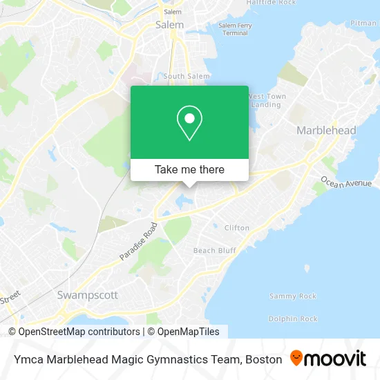 Ymca Marblehead Magic Gymnastics Team map