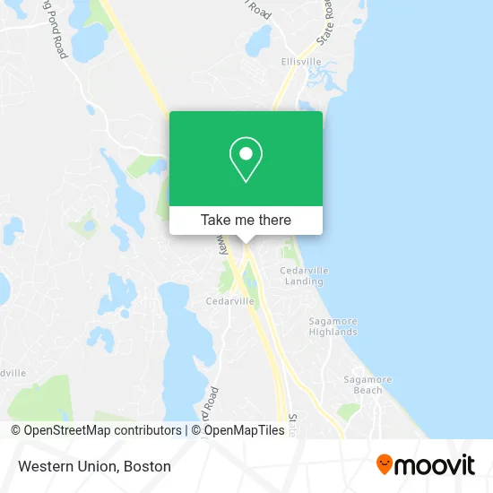 Western Union map