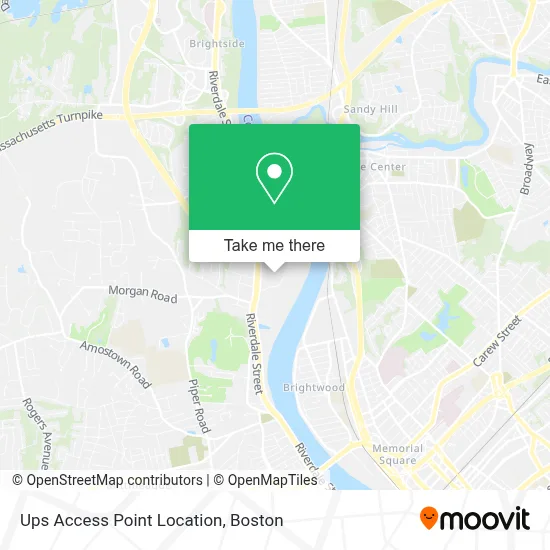 Ups Access Point Location map