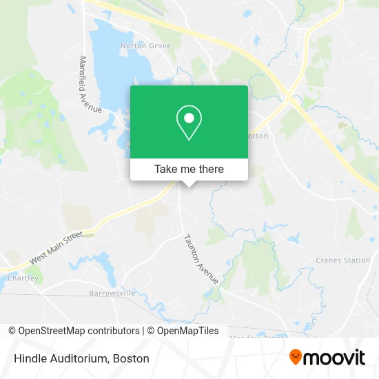 Hindle Auditorium map