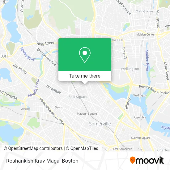 Roshankish Krav Maga map