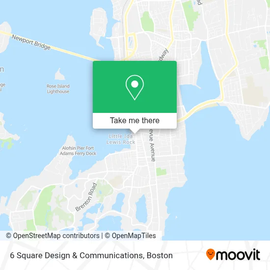 6 Square Design & Communications map