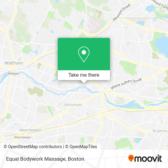 Equal Bodywork Massage map
