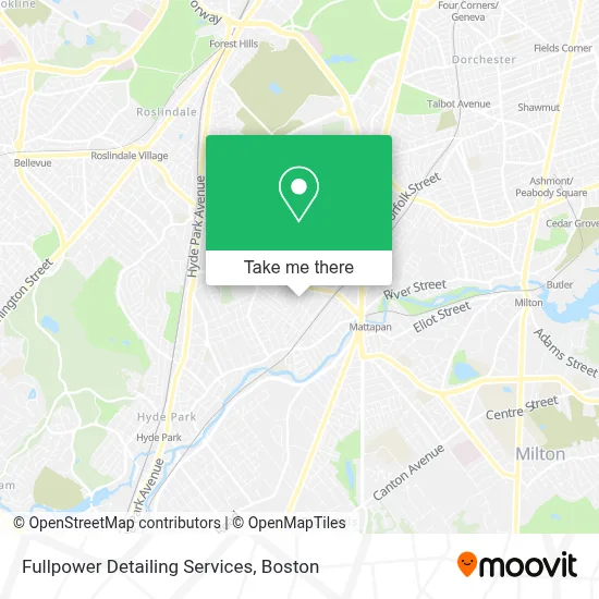 Fullpower Detailing Services map