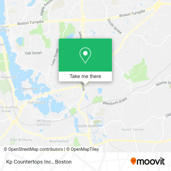Kp Countertops Inc. map