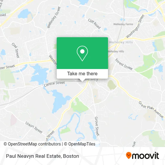 Paul Neavyn Real Estate map