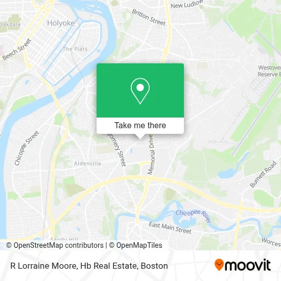 R Lorraine Moore, Hb Real Estate map
