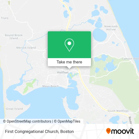 First Congregational Church map