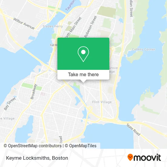 Keyme Locksmiths map